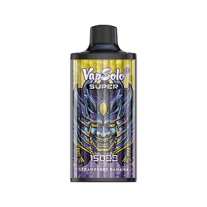VapSolo Super 15K Puffs Disposable Vape | Ajustable Airflow,Mesh Coil,Type-C Port