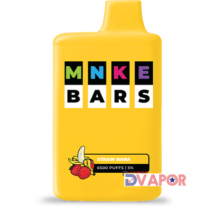 CLEARANCE (Non-Refundable) MNKE Bar 16ml 6500 Puff 5% Rechargeable Disposable Vape