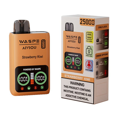 WASPE  Aiviou 25000 Puffs Disposable Vape 650mah 25ml 10 Flavors