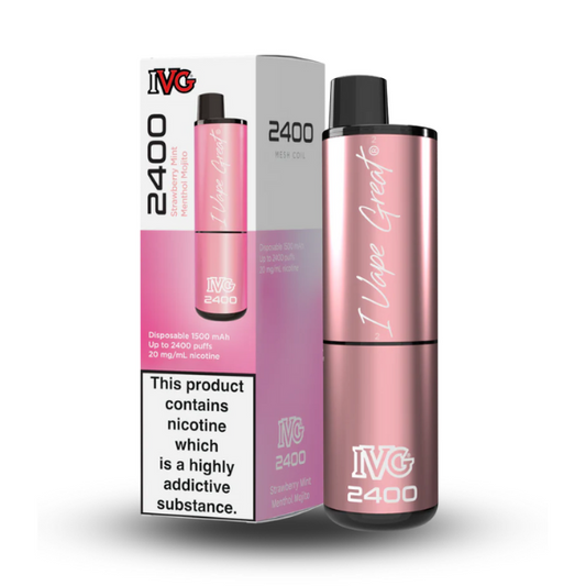 Strawberry Mint Menthol Mojito - IVG 2400 Disposable Kit