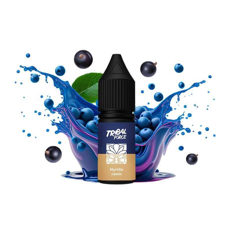 TRIBAL FORCE Myrtille Cassis - E-liquide 10ml