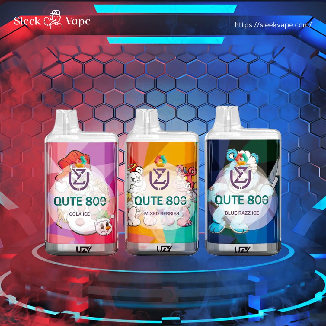 UZY QUTE 800 puffs 0% 2% 3% 5% Nicotine Disposable Electronic Cigarette