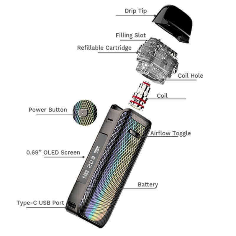 VAPORESSO Luxe PM40 - Kit E-Cigarette 40W 1800mAh