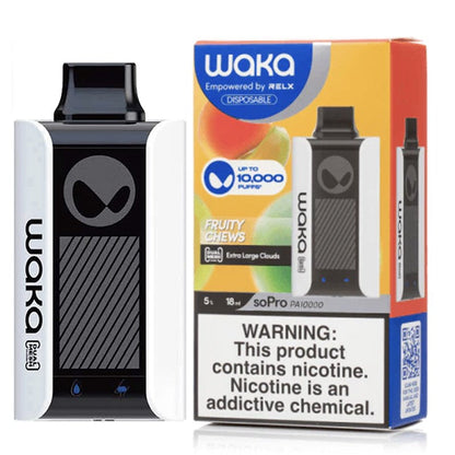 WAKA Sopro PA10000 Disposable Vape - 10,000 Puffs (2/3/5% Nic) | Mesh Coil 9 Flavors