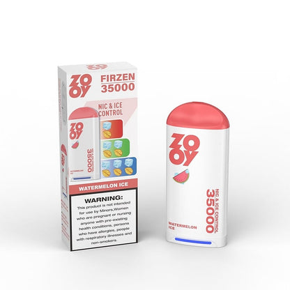 ZOOY FIRZEN 35000 Puffs Nic&Ice Control Disposable Vape 550mAh battery  10 Flavor Options