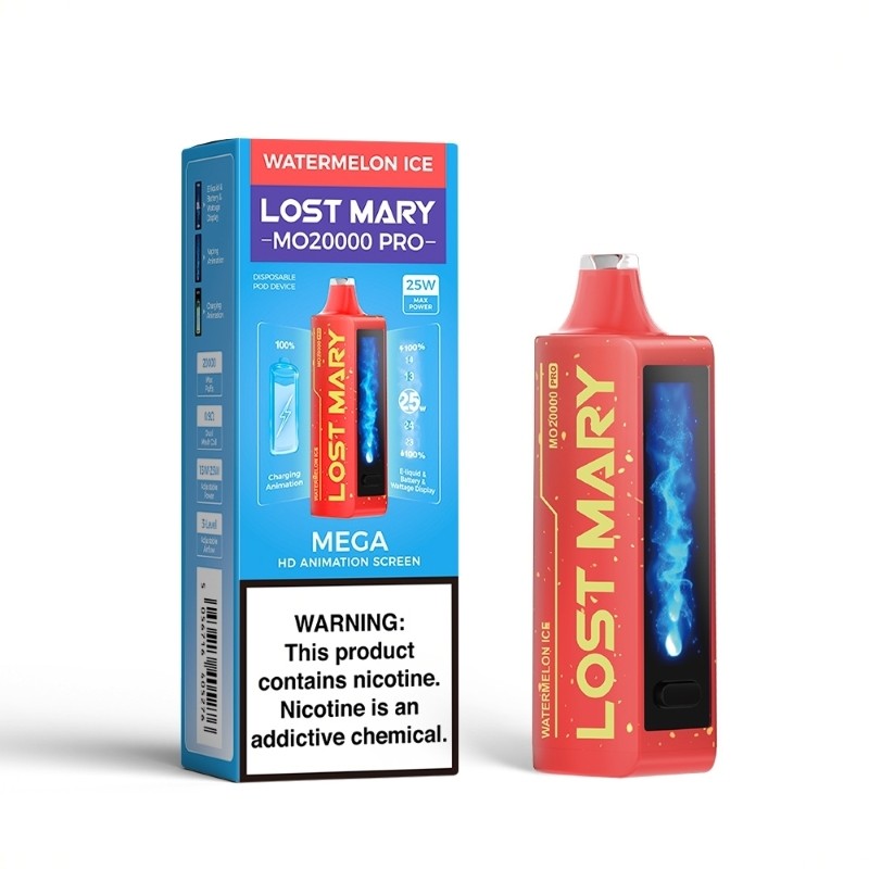 Disposable Vape 20000 Puffs - Lost Mary MO20000 Pro (5% Nic) | Dual Mesh Coil