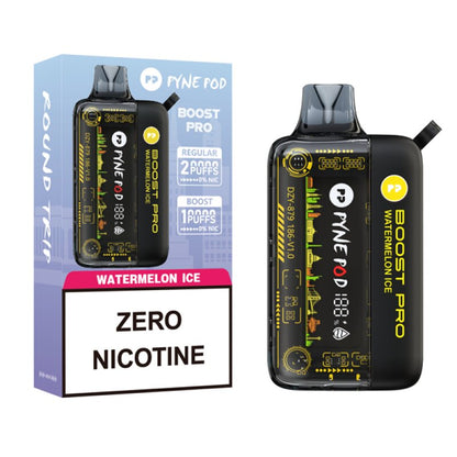 Pyne Pod Boost Pro 20K Zero Nicotine Disposable Vape 0%
