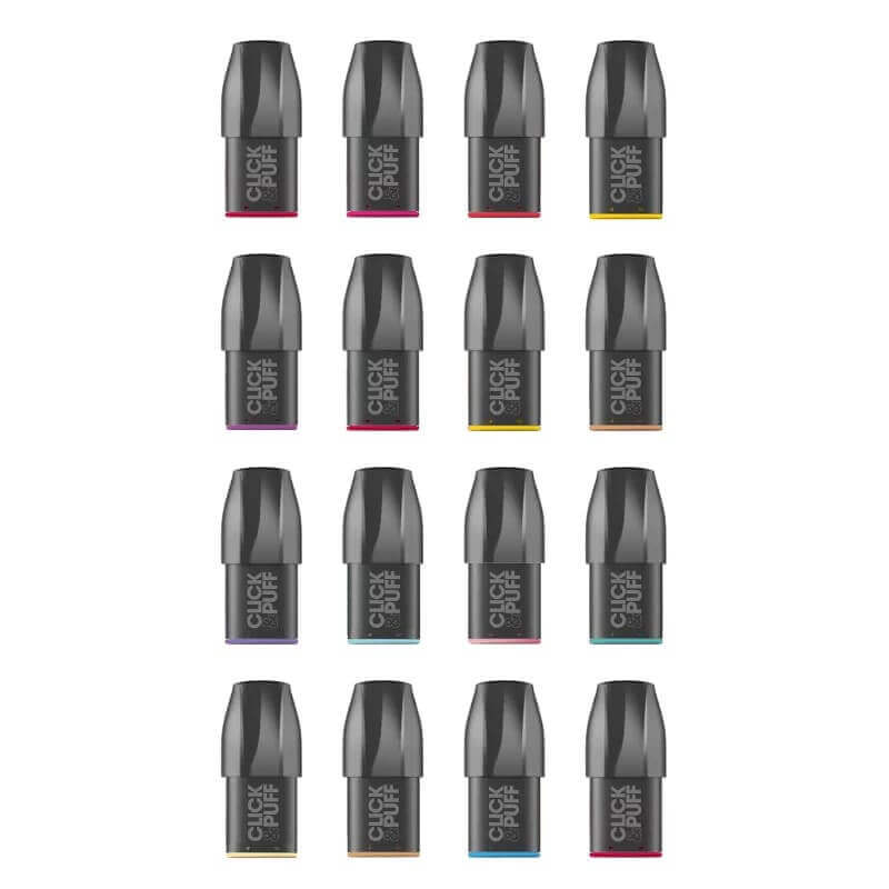 X-BAR Click & Puff - Pack de 2 Cartouches 2ml 650 Puffs