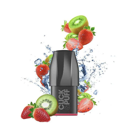 X-BAR Click & Puff - Pack de 2 Cartouches 2ml 650 Puffs