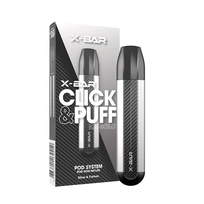 X-BAR Click & Puff Solo - Batterie Rechargeable 500mAh (Sans Cartouche)